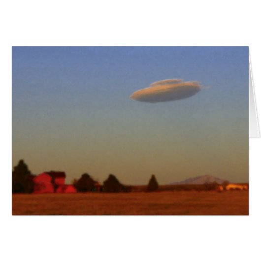 UFO over Roswell Cards (Front Horizontal)
