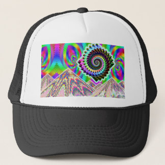 UFO over the Mountains... Visionary ART Trucker Hat