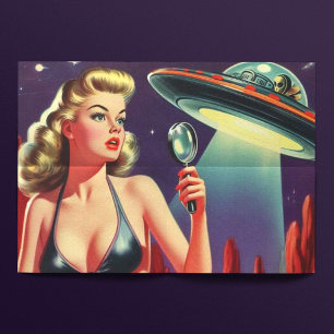 Ufo Pin-up Tissue Paper