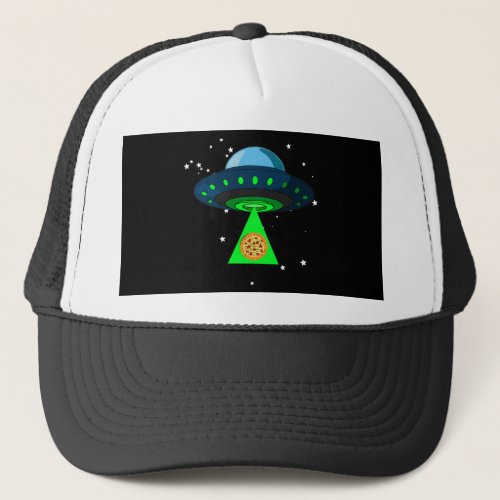 UFO Pizza Pick Up Trucker Hat