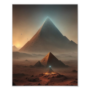 UFO Poster SCI FI Wall Art Alien Poster