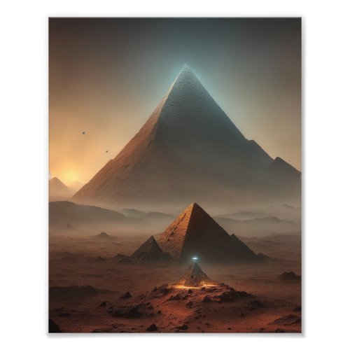 UFO Poster SCI FI Wall Art Alien Poster 