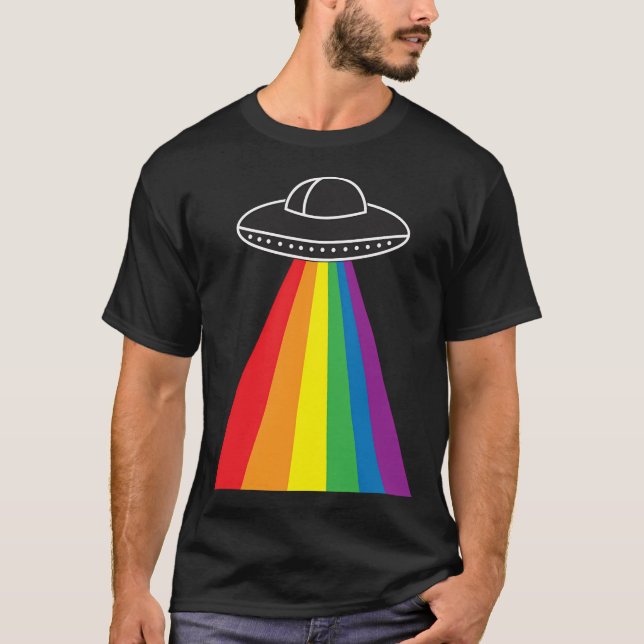 Ufo Rainbow T-Shirt (Front)