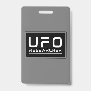 UFO Researcher Paranormal Investigator Aliens Badge