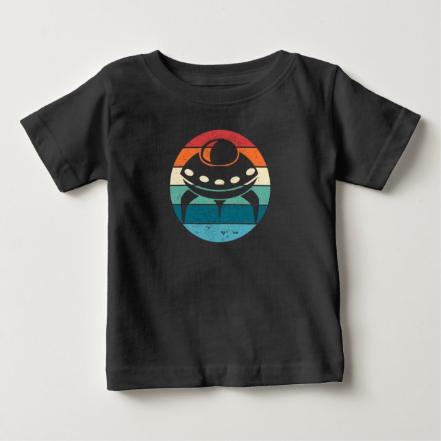 UFO Retro Sunset T-Shirt (Front)