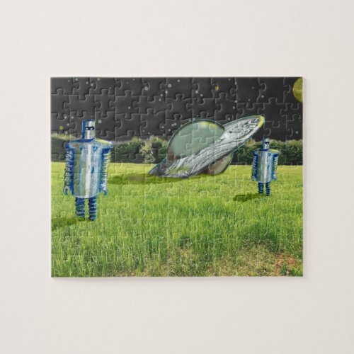 UFO ROBOTS CRASH by Jetpackcorps Jigsaw Puzzle