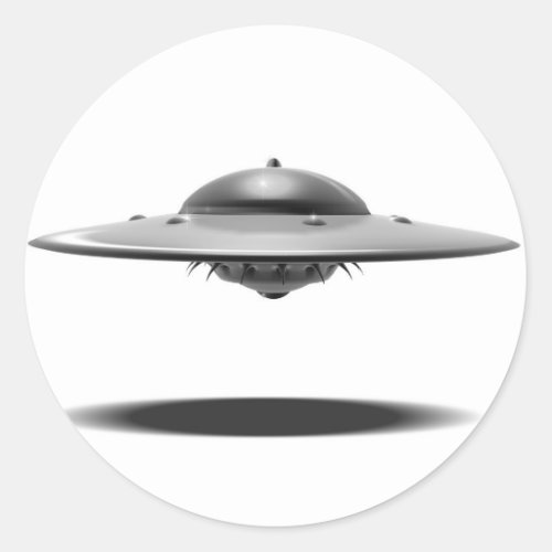 UFO Salamander Classic Round Sticker