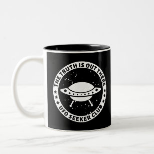UFO Seeker Club Two-Tone Coffee Mug