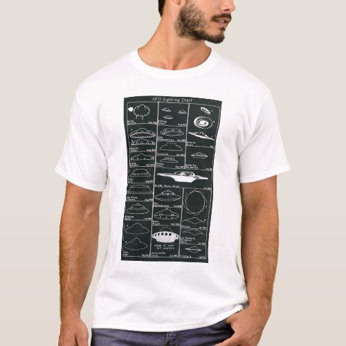 UFO Sighting Chart Shirt