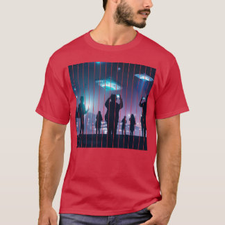 UFO sighting in the city friends T-Shirt