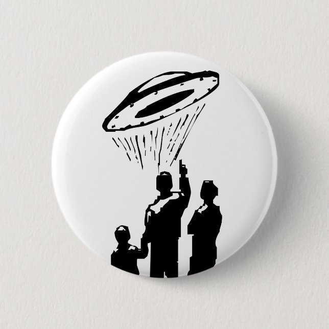 UFO Sighting Pinback Button (Front)