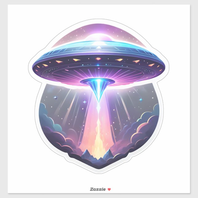 UFO STICKER (Sheet)