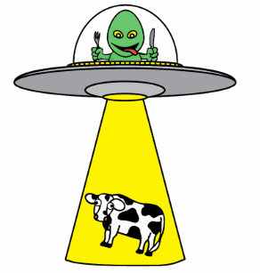 Cow Abducted By Aliens Gifts On Zazzle