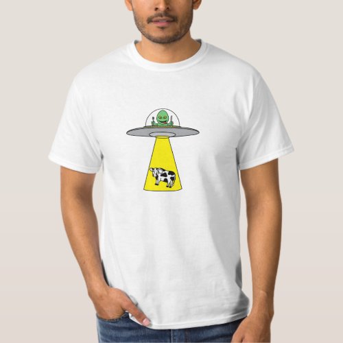 UFO taking cow T_Shirt