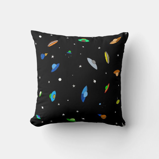 UFO THROW PILLOW (Front)
