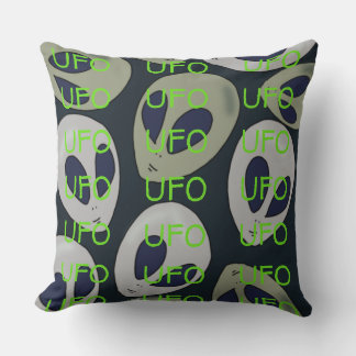 ufo throw pillow