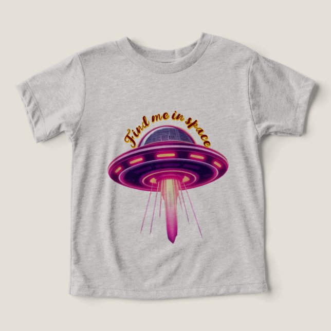 UFO TODDLER T-SHIRT (Design Front)