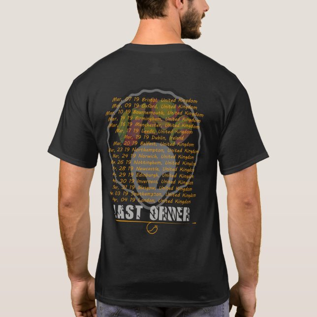 UFO TOUR 2018 - 2019 T-Shirt (Back)