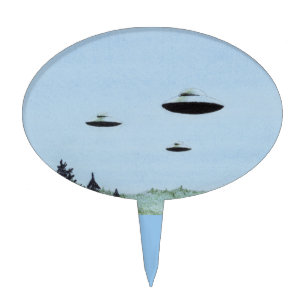 UFO Trio Cake Topper