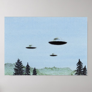 UFO Trio Poster