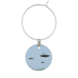 UFO Trio Wine Charm