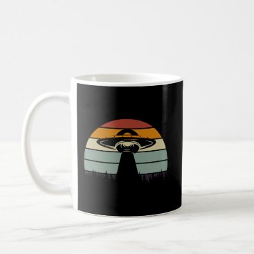 Ufo Unidentified Flying Object Retro Alien Coffee Mug