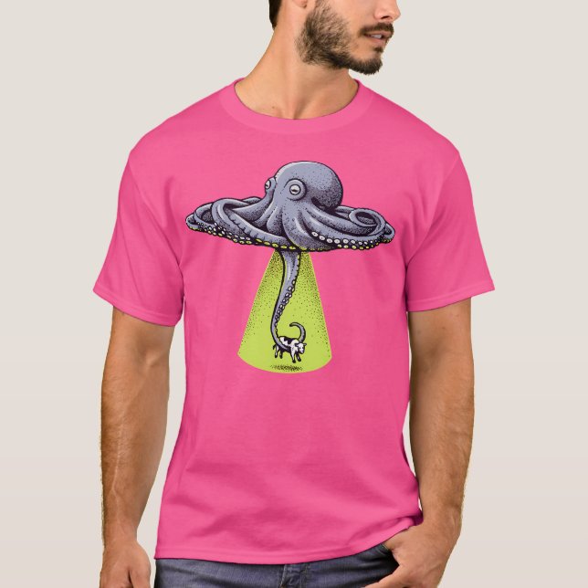 Ufo (Unidentified Flying Octopus) T-Shirt (Front)