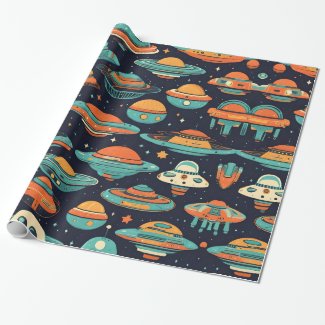 UFO vintage art
