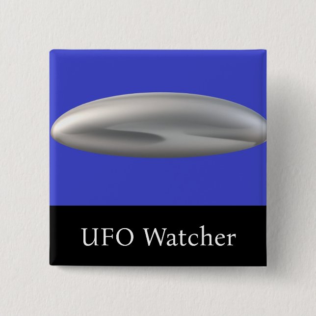 UFO Watcher Button (Front)