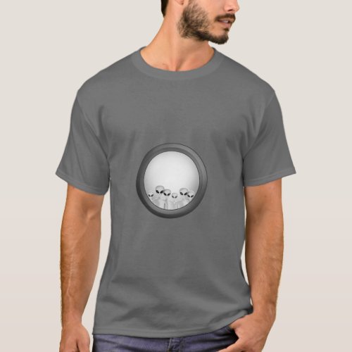 UFO Window T_Shirt