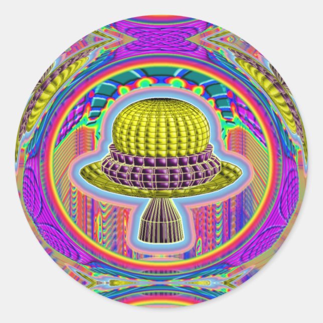 UFO Wisdom Sticker (Front)