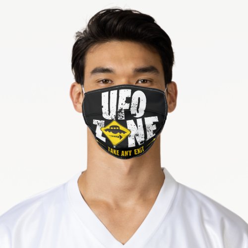 UFO ZONE ADULT CLOTH FACE MASK