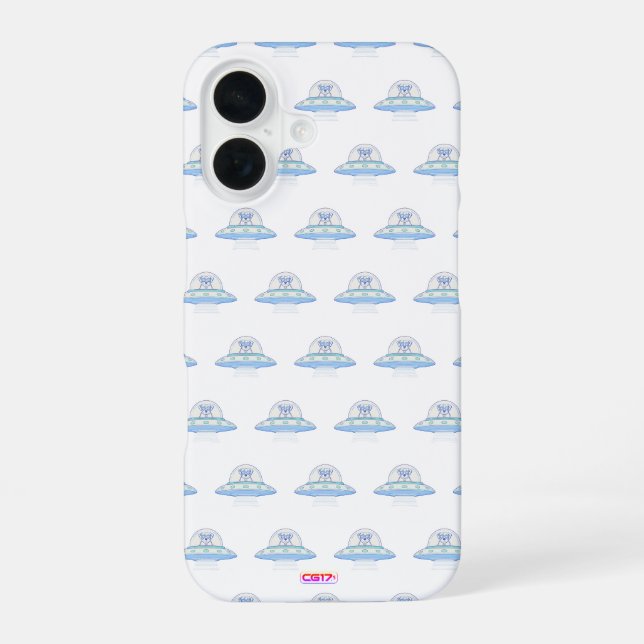 Ufodog logo2 iPhone case (Back)
