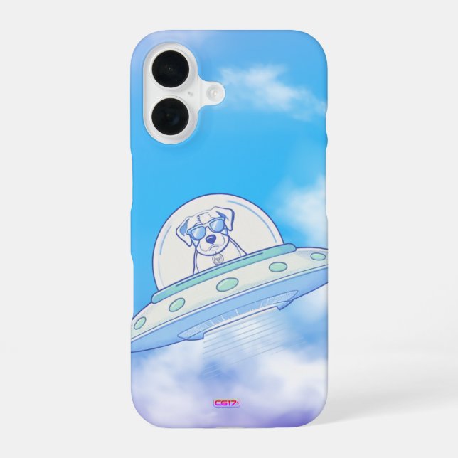 Ufodog logo 45g Clouds2 iPhone Case (Back)