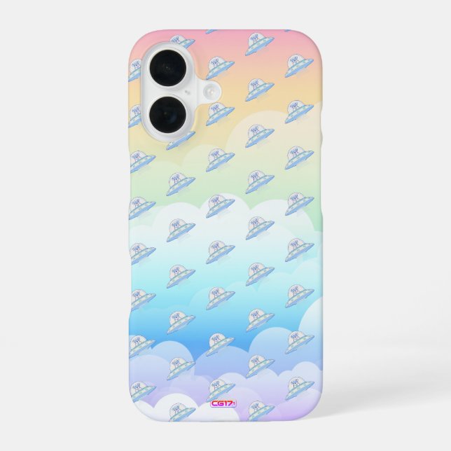 Ufodog logo 45g Clouds2 iPhone Case (Back)