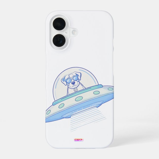 Ufodog logo 45g  iphone case (Back)