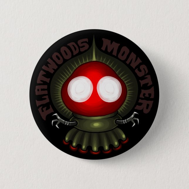 UFOLOGY: The Flatwoods Monster Pinback Button (Front)