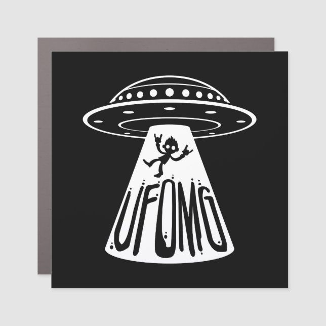 UFOMG CAR MAGNET (Front)