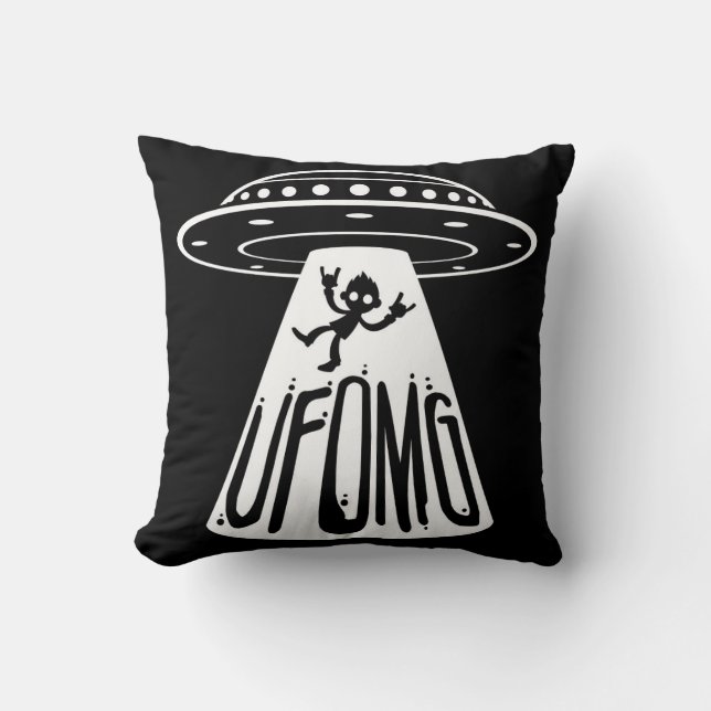 UFOMG THROW PILLOW (Front)