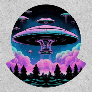 UFOs Alien Invasion Aesthetic Patch