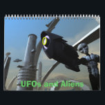 UFOs and Alien Calendar<br><div class="desc">UFOs and Aliens Artwork Calendar</div>