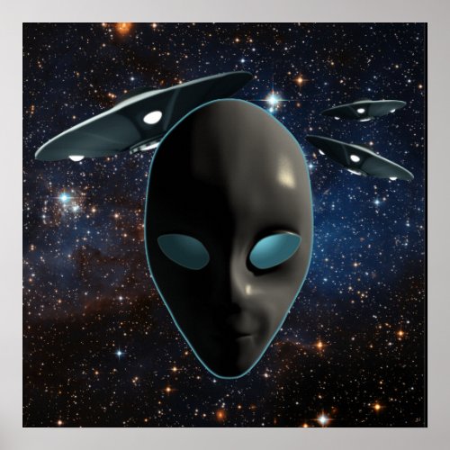 UFOs and Aliens Poster