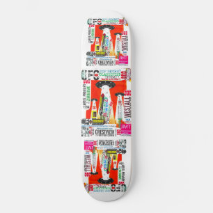 UFOS ARE REAL Skateboard