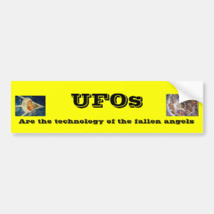 UFOs Bumper Sticker