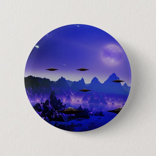 UFOs galaxies Button (Front)