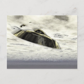 UFOs in Flight Postcard