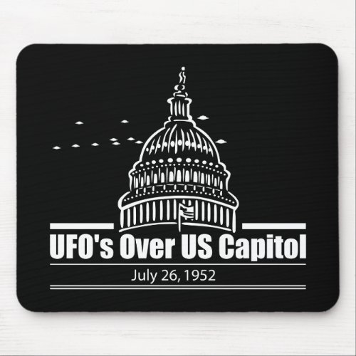 UFOs Over US Capitol 1952 Mousepad