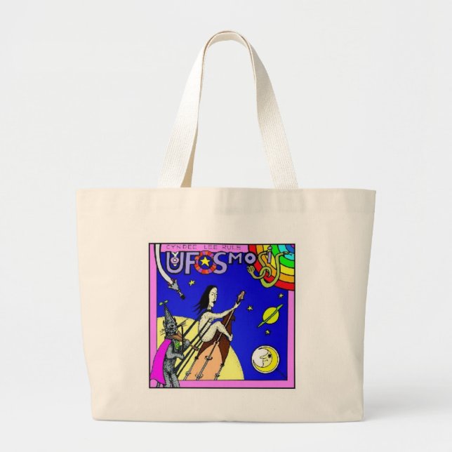 ufosmosis large tote bag (Front)