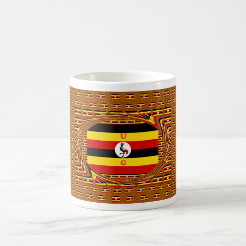 Uganda A Tapestry of Colors A Nation of Pride Coffee Mug