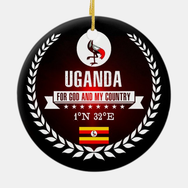 Uganda Ceramic Ornament (Back)